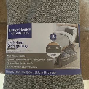 NEW-Under bed storage bag-2 pack